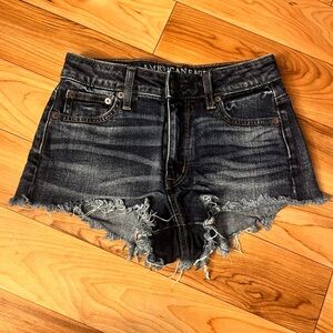 American Eagle Outfitters Dark Blue Jean Shorts